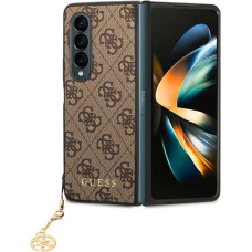 Guess 4G Charms Case for Samsung Galaxy Z Fold 4 Brown