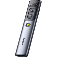Baseus Oranža punkta mākslīgā intelekta lāzera rādītājs ar automātisko tulkošanu — pelēks