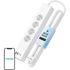 Meross MSP844(EU) smart fast charging power strip, 4 outlets + 2x USB-A + 2x USB-C (Matter)