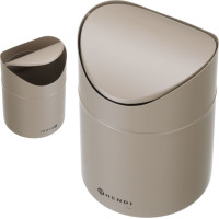 Hendi Atkritumu tvertne, galda grozs ar atveramu vāku, 1,2 l - bēša