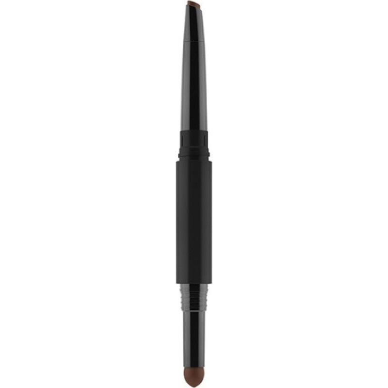 Gosh , Shape & Fill, Double, Eyebrow Cream Pencil, 001, Brown, 0.5 g