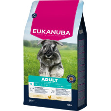 Eukanuba Sausa barība suņiem - Eukanuba Adult Small, Chicken, 15 kg