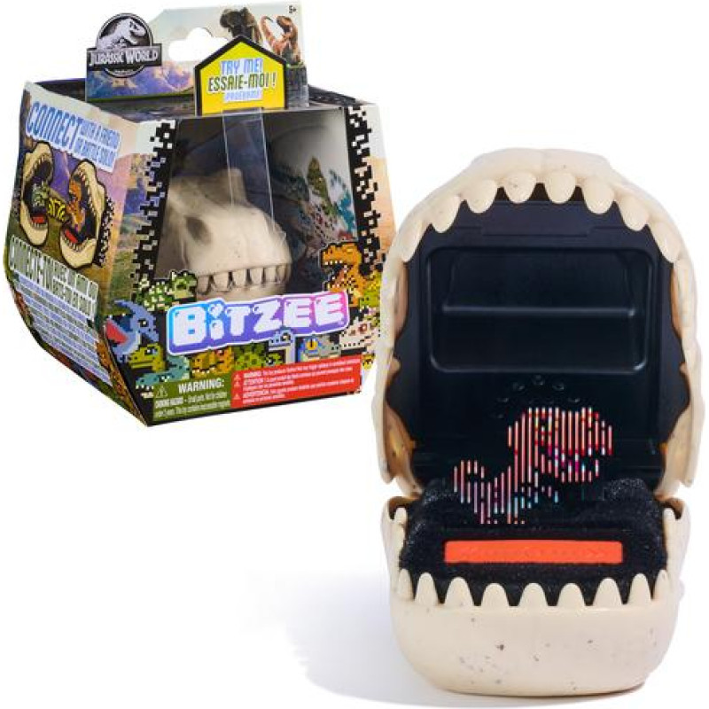 Spin Master Bitzee  Jurassic World Interactive Dinosaur Toy with 25 Dinosaurs Inside  Reacts to Touch  Pods Connect & Interact  Digital Pet Kids Toy