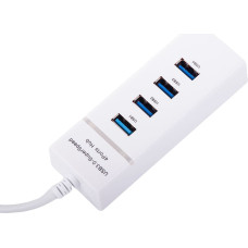 Fusion Hub usb 3.0 portu sadalītājs 4 portu sadalītāja adapteris | balts