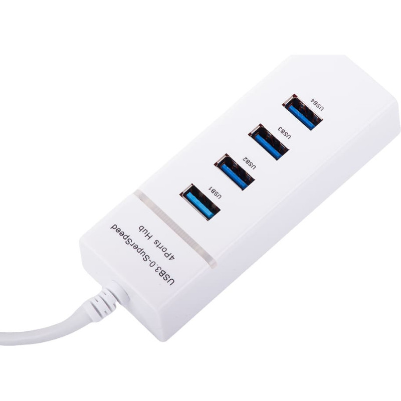Fusion Hub usb 3.0 portu sadalītājs 4 portu sadalītāja adapteris | balts
