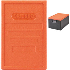Cambro Vāks Cam GoBox konteineriem ar aug&scaron;ējo ielādi 600x400 mm - oranžs