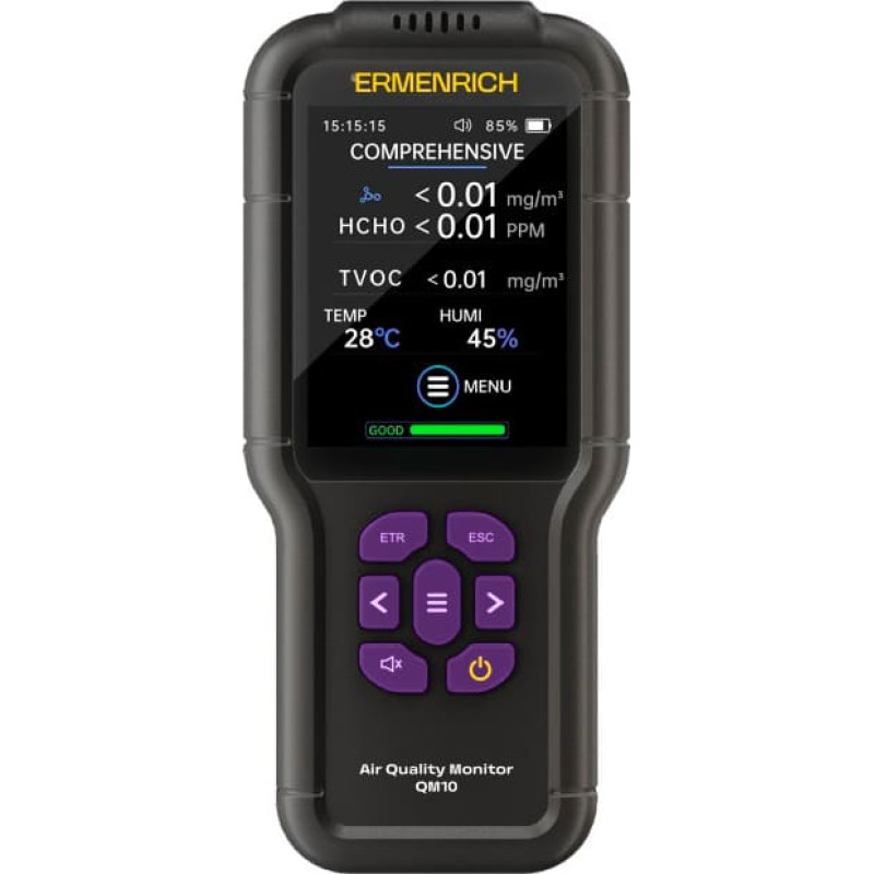 Ermenrich QM10 gaisa kvalitātes monitors