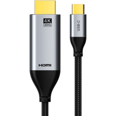 Cabletime Kabelis USB-C - HDMI, 4K, Ultra HD, 3m, 1.4 versija.