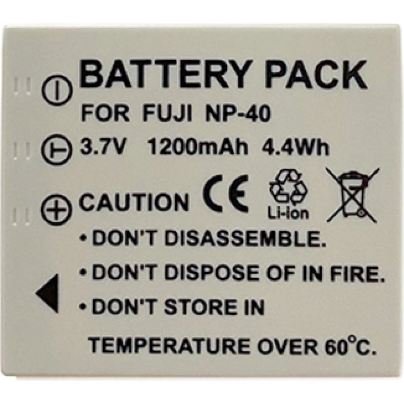 Extradigital HONEYWELL HNP-40, FUJI NP-40 akumulators, 1200mAh
