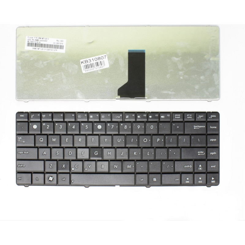 Asus tastatūra: U30, U30J, U30S, U31, U31F, U31J, U31S, U35, U35J, U45, U45J