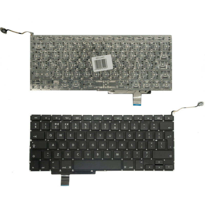 Apple tastatūra: MacBook Pro 17" A1297, Apvienotā Karaliste