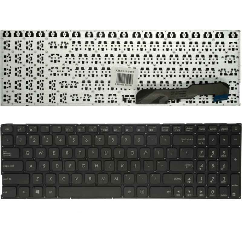 Asus tastatūra: X541, X541S, X541SA, X541SC, X541UV, X541UA-WB51