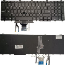 Dell Latitude 5500 tastatūra ar fona apgaismojumu un trackpoint