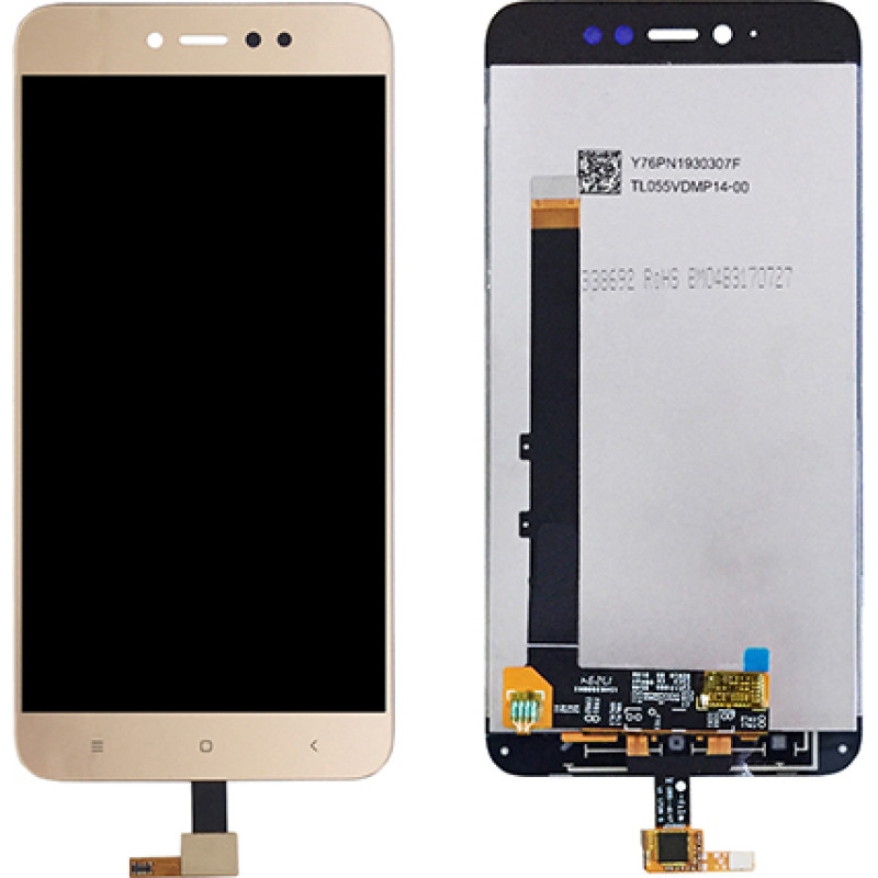 Extradigital Atjaunots Xiaomi Redmi Note 5A Prime LCD ekrāns (zelta krāsā)