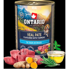 Ontario Konservi suņiem - Ontario Adult Veal Pate with Turmeric Flavor