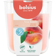 Bolsius Svece arom. stikla gl. True Scents &Oslash;97x85mm peach