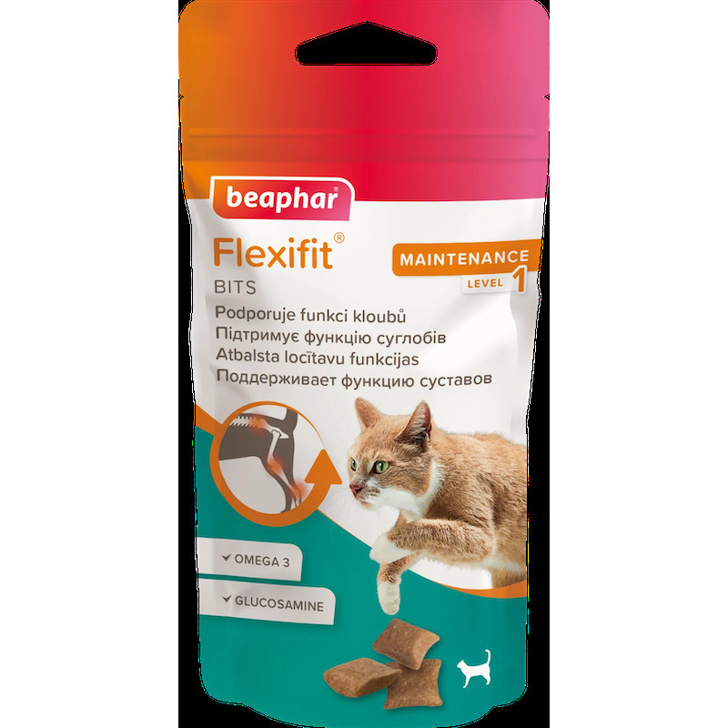 Beaphar Vitamīnizēta papildbarība - Beaphar FLEXIFIT BITS CATS