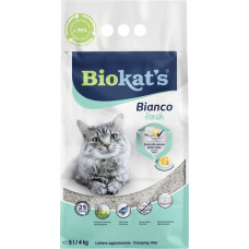 Gimborn Smiltis kaķu tualetei - Biokats Bianco Fresh, 5 kg