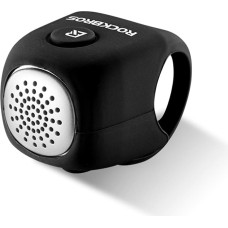 Rockbros Elektronisks velosipēda zvaniņ&scaron; silikona korpusā - melns