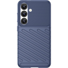 Hurtel Silikona bruņu maciņ&scaron; Samsung Galaxy S25 Thunder Case - zils