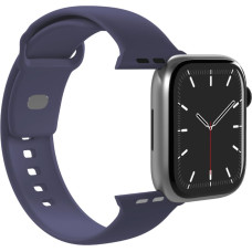 Puro Silikona siksniņa Apple Watch 44/45/46/49mm Icon - tum&scaron;i zila