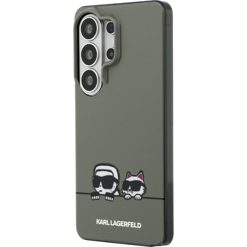 Karl Lagerfeld IML K&CH Peekaboo Logo Magnetic Case for iPhone Samsung Galaxy S26 Ultra Black
