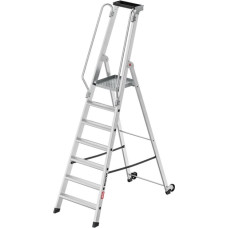 Hailo Kāpnes mobilās platformas Master P80  | alumīnija | 7 pakāpieni