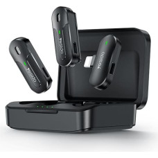 Yesido KR16 MICROPHONE MEMS 2PCS LIGHTNING, WIRELESS 2.4GHZ BLACK