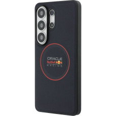 Red Bull PU Leather Meshed Red Ring Magnetic Case for Samsung Galaxy S26 Ultra Navy