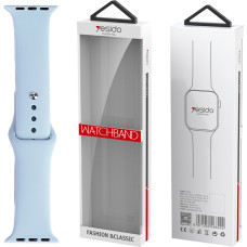Yesido WB44 SILICONE STRAP FOR iWATCH S 38|40|41 (97+110) #65 LIGHT BLUE