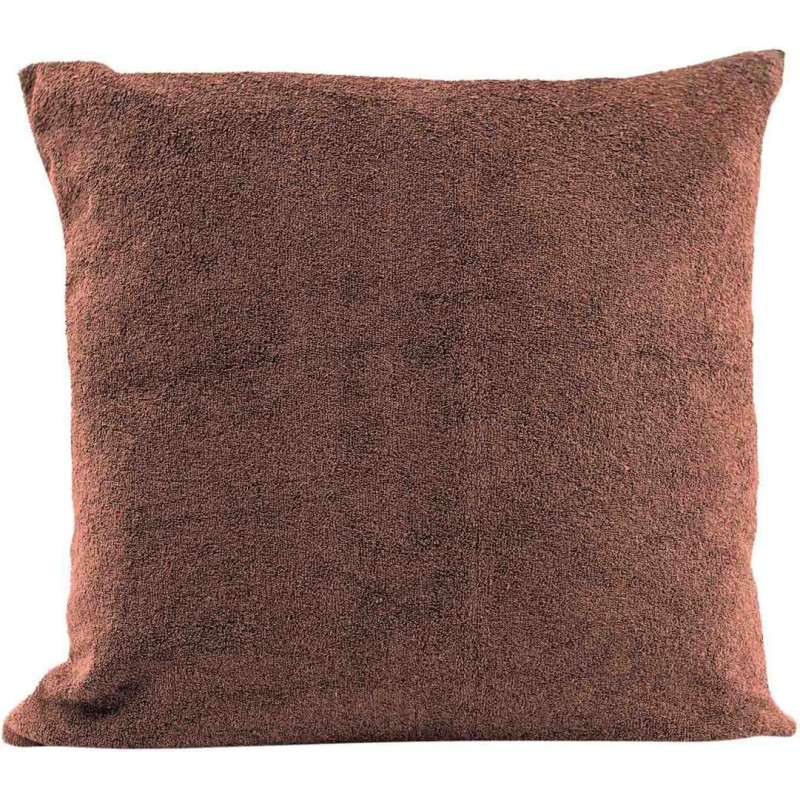 Frotē spilvendrāna 40x40 030 vienkrāsaina šokolāde