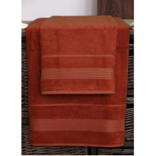 Moreno dvielis 70x140 Bambusa terakota
