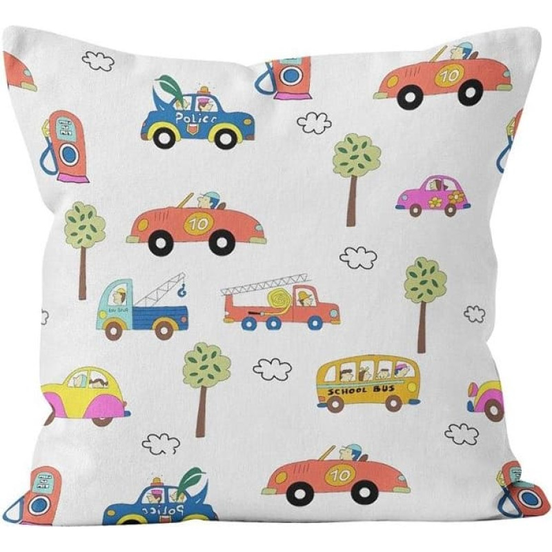 Kokvilnas spilvendrāna 40x40 1436E balta Automašīnas transportlīdzekļi policijas ugunsdzēsēju brigāde 226N