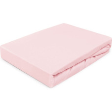 Džersijai pieguļošs palags 180x200 006 pūderrozā krāsā
