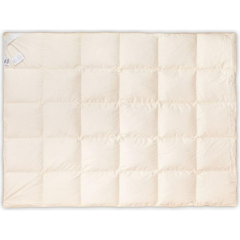 Pusdūnu sega 200x220 silts 2700g krēms