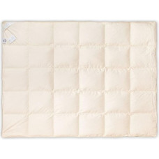 Pusdūnas sega 155x200 silts 1900g krēms