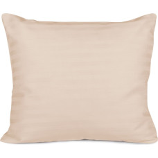 Satīna spilvendrāna 70x80 kapučīno monohromatiskas svītras Cizgili damask