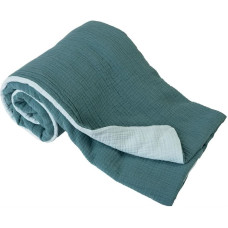 Muslīna sega 75x100 Muslin piparmētru tirkīza 33+34 kokvilna