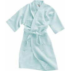 Vafeļu peldmētelis piparmētru S/M kokvilnas Kimono Gofer