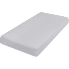 Muslīna pieguļošs palags 60x120 gaiši pelēks 42 Muslīns