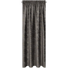 Gatavs aizkars Adria uz lentes 140x270 cm, grafīts