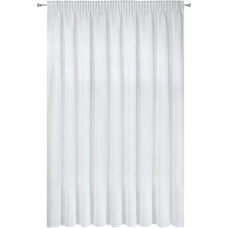 Gatavs aizkaru alts uz lentes 400x250 cm balts