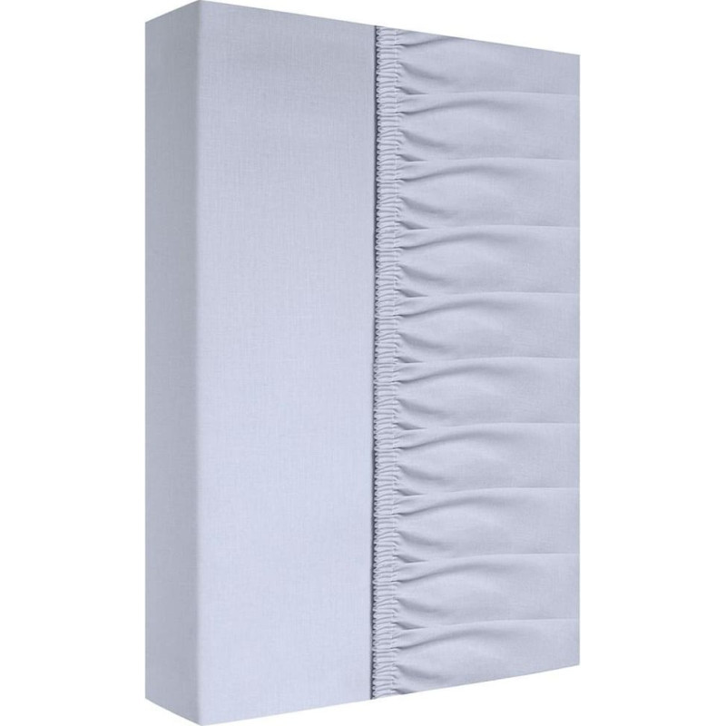 Kokvilnas palags 220x200 sudraba matracim līdz 25 cm augstam