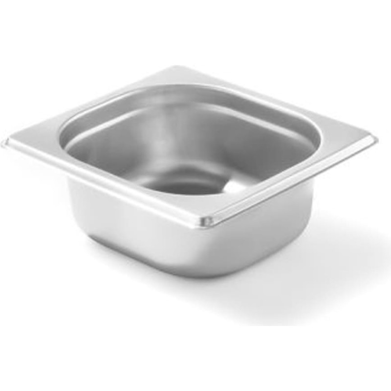 Hendi GN 1/6 konteiners, augstums 65 mm, izgatavots no nerūsējo&scaron;ā tērauda - 800621