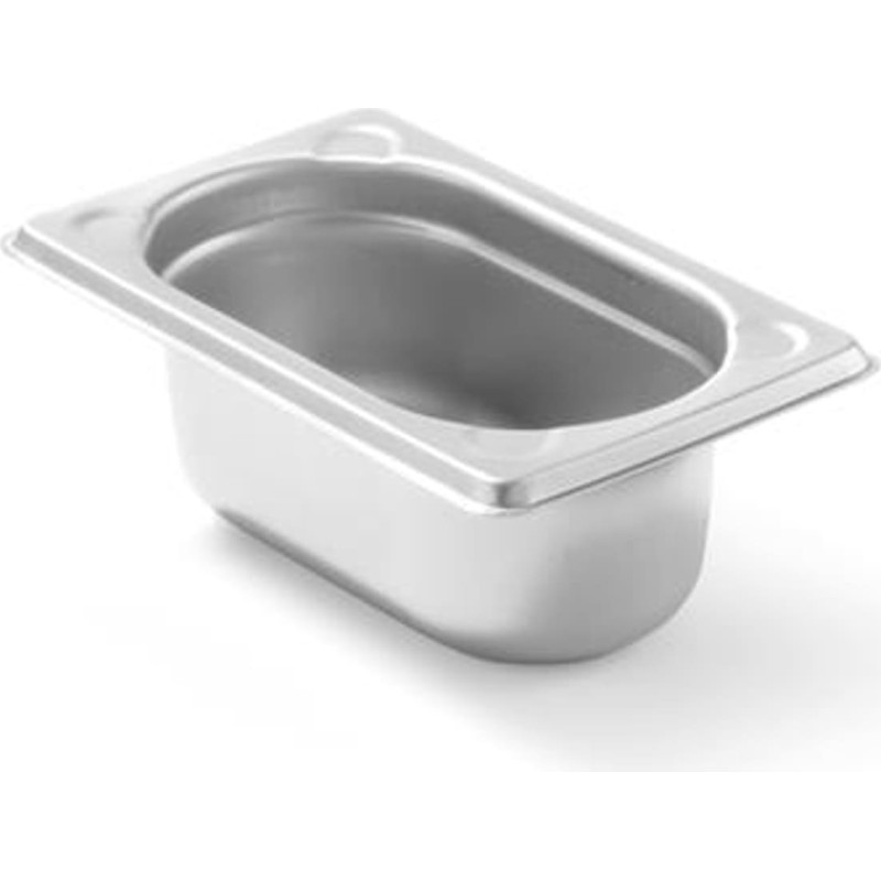 Hendi Kitchen Line GN 1/9 tērauda konteiners, augstums 65 mm - 806722