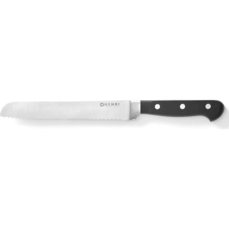 Hendi Professional Kitchen Line kalts tērauda maizes nazis 230 mm - 781333