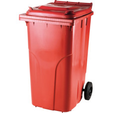 Europlast Austria Atkritumu un atkritumu tvertnes SERTIFIKĀTI - sarkans 240L