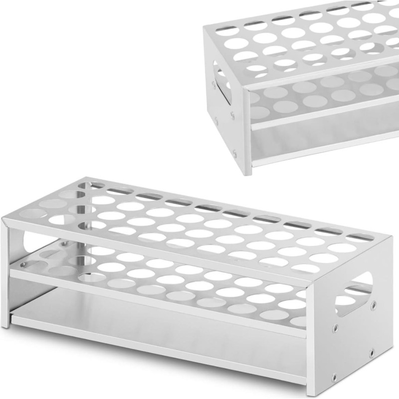 Steinberg Systems Alumīnija laboratorijas stends mēģenēm, caurm. 22.5mm 40 sēdvietas