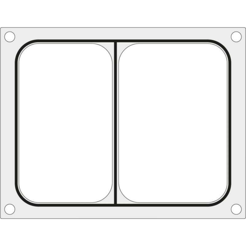 Hendi Formas matrica Duni DF10 metinā&scaron;anas iekārtai 227x178 mm sadalītajai paplātei - 805800