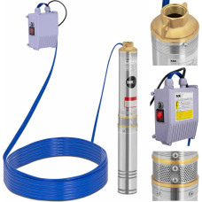 MSW Iegremdējamais sūknis dziļurbumam STAL 500 W 6000 l/h līdz 43 m